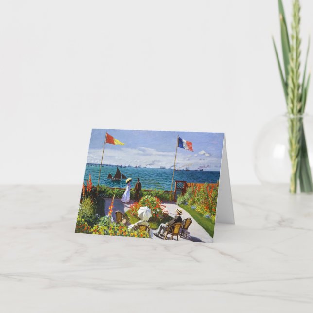 Garden at at Sainte-Adresse, 1867 Claude Monet Kort (Framsida)