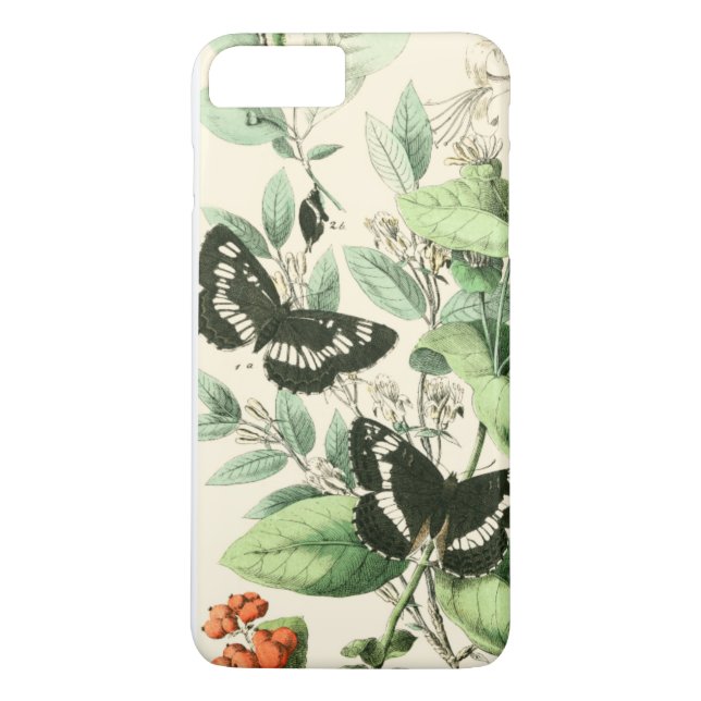 Garden av Butterflies and Flowers Case-Mate iPhone Skal (Baksida)
