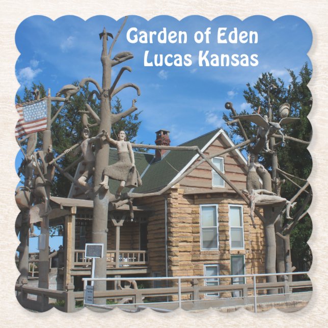Garden av Eden Lucas Kansas Underlägg Papper (Framsida)