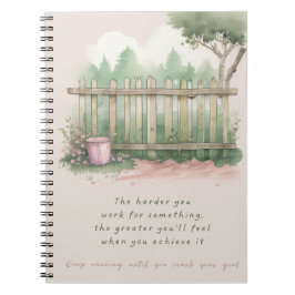 Garden av Goals Spiral fotopatbok Anteckningsbok