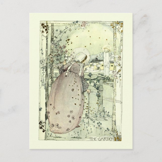 Garden av Jessie Marion Kung Vykort (Framsida)