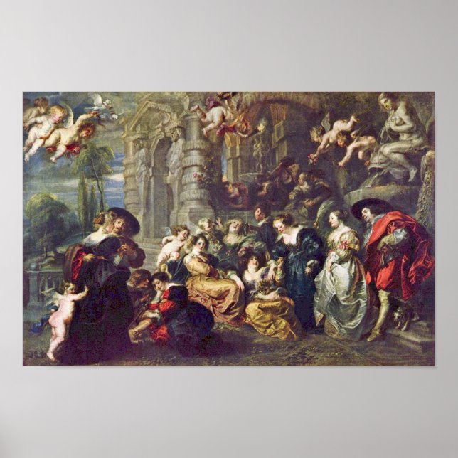 Garden av Kärlek från Rubens Peter Paul (bästa kva Poster (Framsidan)