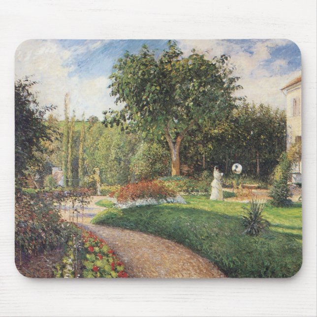 Garden av Les Mathurins vid Pontoise av Pissarro Musmatta (Framsidan)