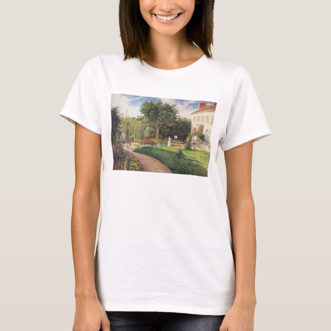 Garden av Les Mathurins vid Pontoise av Pissarro T Shirt (Framsida)