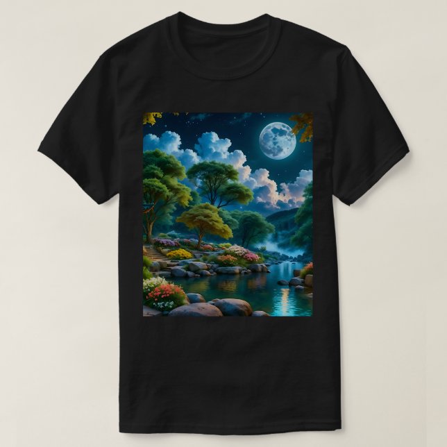 Garden av Quiet Night T-Shirt (3) (Design framsida)
