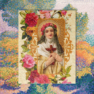 Garden av Saint Ro Puzzle i Gult Pussel