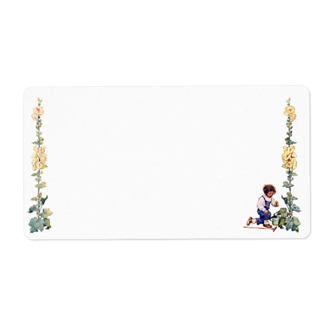 Garden Avery-etikett Fraktsedel (Framsidan)