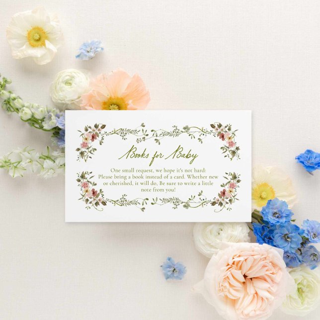 Garden Baby i Bloom Bokar för Baby Tilläggskort (Books for Baby Garden Baby shower Card
)
