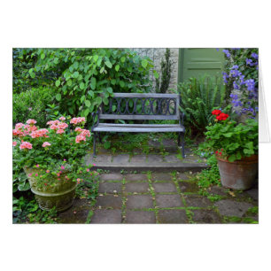 Garden bch på sommartåget hälsningskort