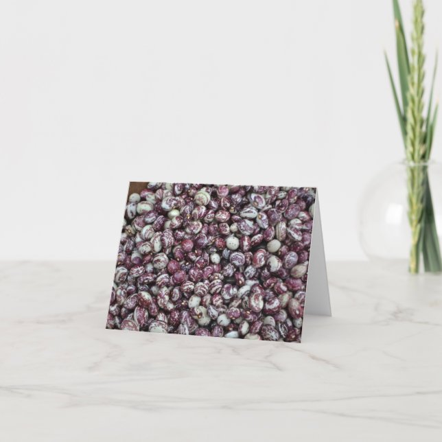 Garden Beans Notecard Kort (Framsida)