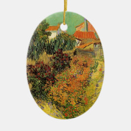 Garden BeBaka House av Vincent van Gogh Julgransprydnad Keramik