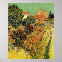Garden BeBaka House av Vincent van Gogh Poster