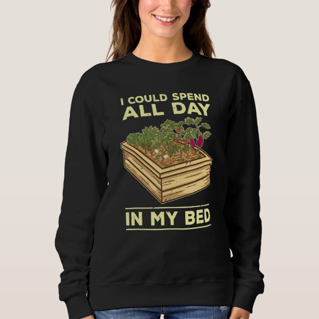 Garden Bed Vegetables Gardener Grandma  M T Shirt (Framsida)