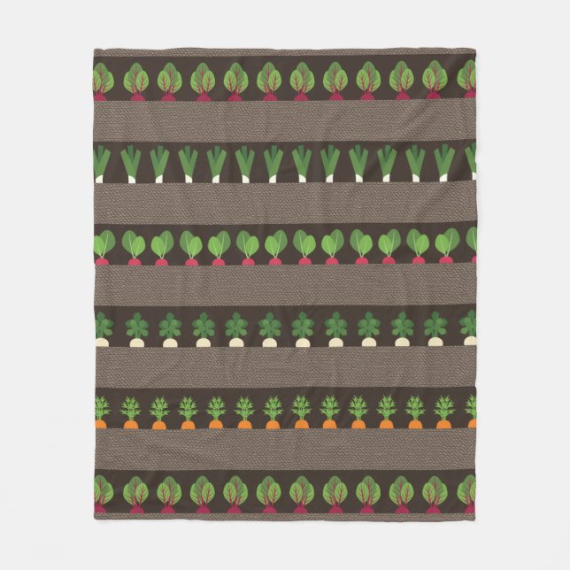 Garden Beds Fleece Blanket (Framsidan)