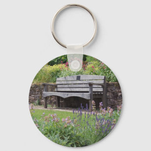 Garden Bench Keychain Nyckelring