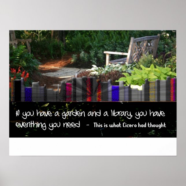 Garden Bibliotek Poster (Framsidan)