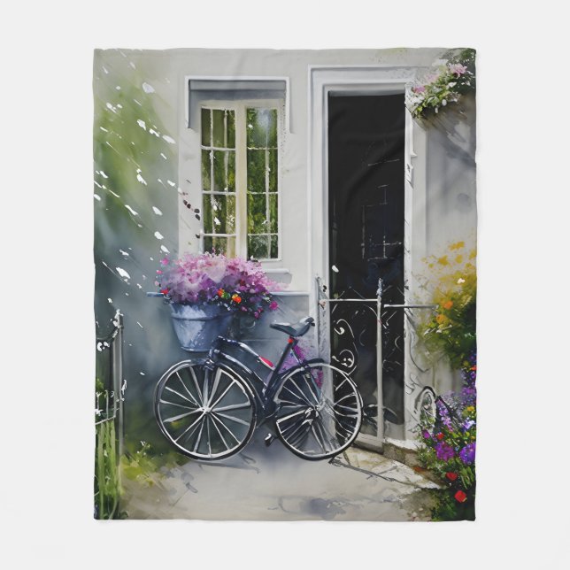 Garden Bike Fleecefilt (Framsidan)