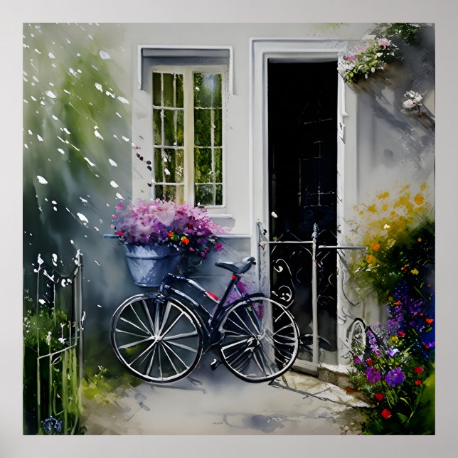 Garden Bike Poster (Framsidan)