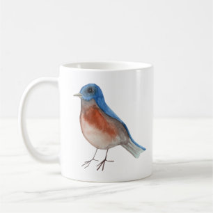 Garden Bird Watercolor Painting Mugg