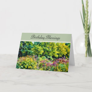 Garden Birthday Blesses - födelsedagskort Kort