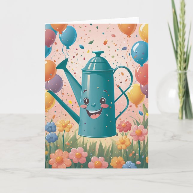 Garden Birthday Wishes Kort (Framsida)