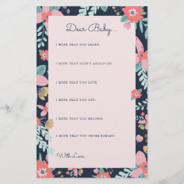 Garden Blommigt | Bästa Baby-kort