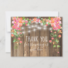 Garden Blommigt Berry Baby Shower Bröllop Tack