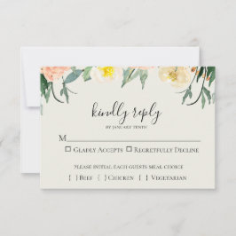 Garden Blommigt Bröllop OSA Card