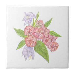 Garden Blommigt Tile Kakelplatta