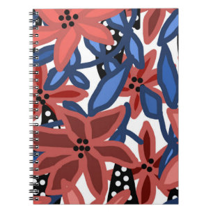 Garden Blommigt Tropical Design by © Cathy Thompso Anteckningsbok
