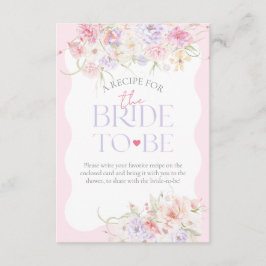 Garden Blommigt Vågigt Modern Möhippa Recept Tilläggskort