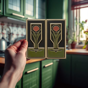 Garden Blommigts Greenhouse, Abstrakt i mitten av Kakelplatta