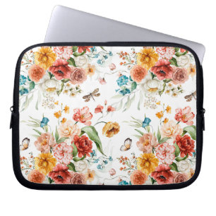 Garden Blommönster Laptop Fodral