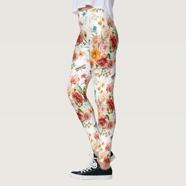 Garden Blommönster Leggings (Vänster)
