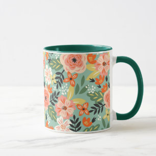 Garden Blommönster Mugg