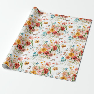 Garden Blommönster Presentpapper