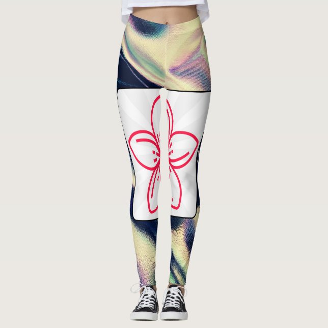 Garden Bloom Blommigt Leggings (Framsida)