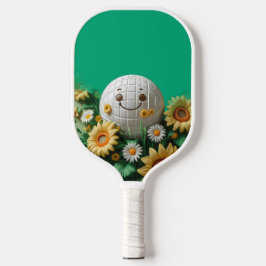 Garden Bloom Pickleball - Cute Solros & Butterf