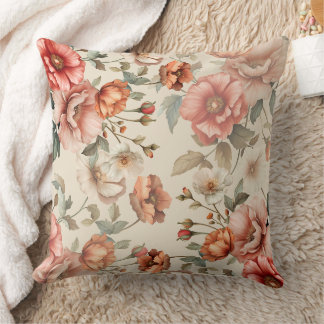 Garden Bloom | Vintage Blommigt Dekorativ kudde