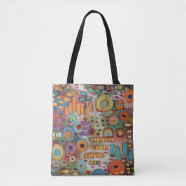 Garden Blooms Tote Bag Tygkasse