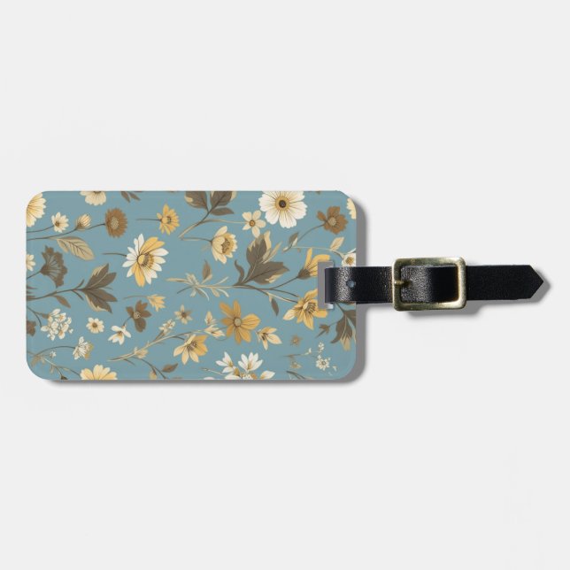 Garden Blue Bloom Bagagebricka (Horisontell Framsida)