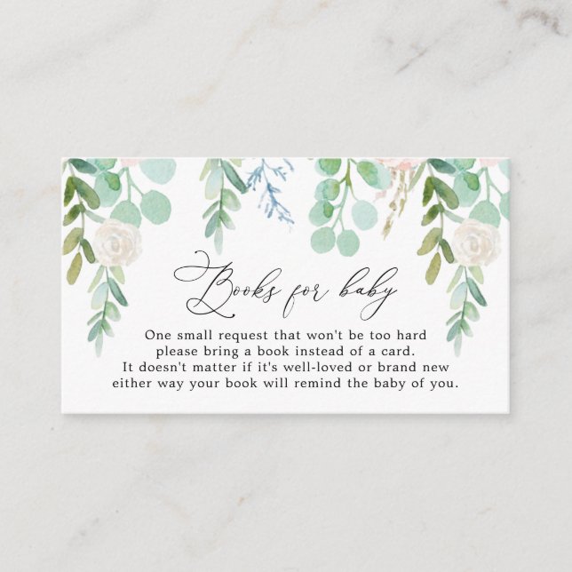  Garden Bokar för babyvykort för Baby Tilläggskort (Framsida)