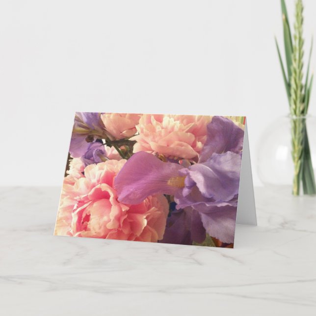 Garden Bouquet-hälsningskort Kort (Framsida)