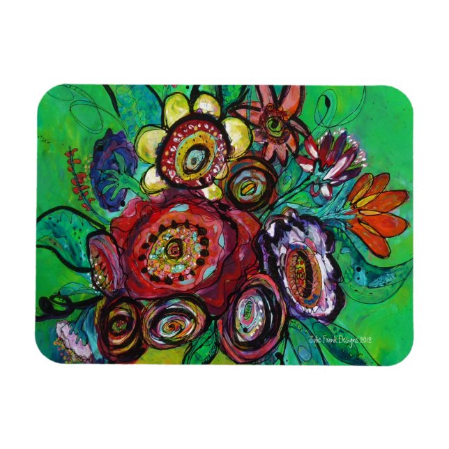 Garden Bouquet Magnet (Horisontell)
