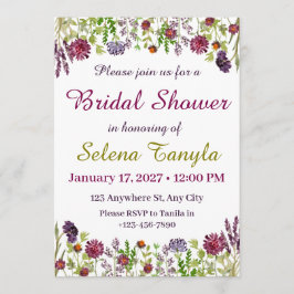 Garden Bridal Shower Invitation Card Inbjudningar