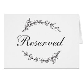 Garden bröllopet. Svart och vitt botaniskt reserve OBS Kort