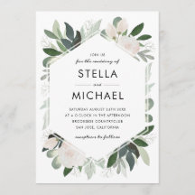 Garden bröllopsinbjudan