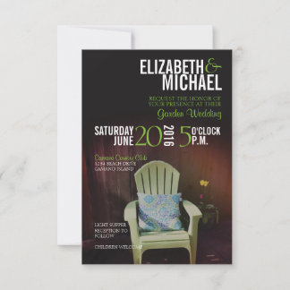 Garden bröllopsinbjudan inbjudningar