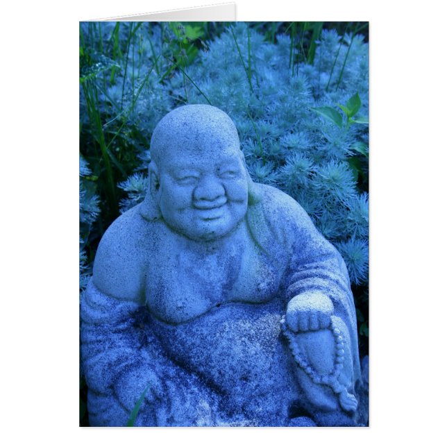 Garden Buddha Hälsningskort (Framsidan)