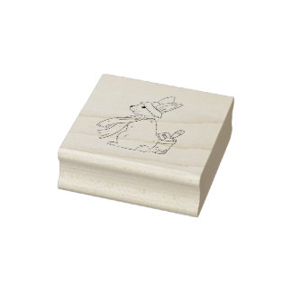 Garden Bunny Rubber Stamp Stämpel